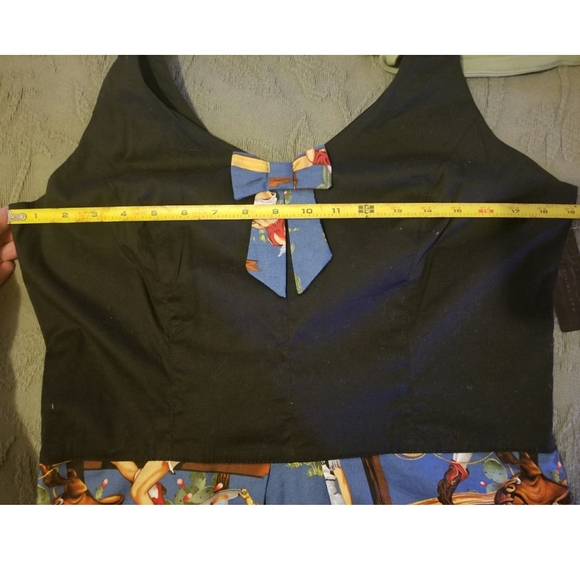 Rock Steady Pinup Cowgirl Dress 1X! NWT! - Picture 6 of 8